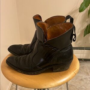 Classic Black Western Boots